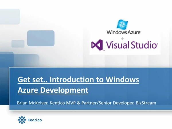 Get set.. Introduction to Windows Azure Development