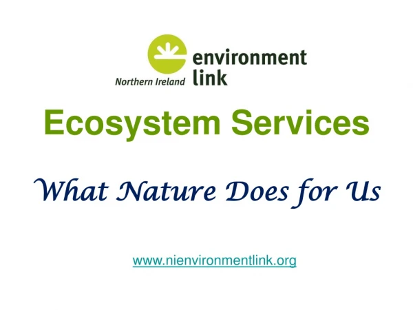 Ecosystem Services