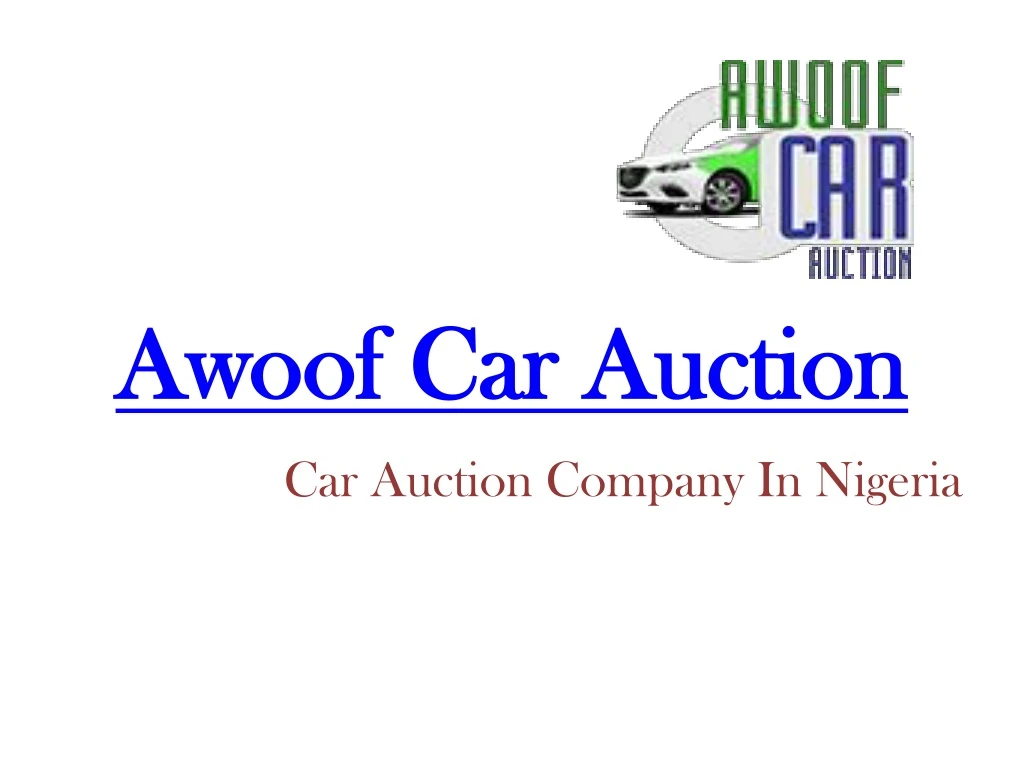 awoof car auction