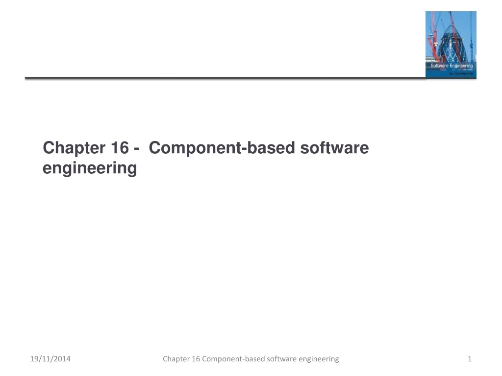 chapter 16 component based software engineering