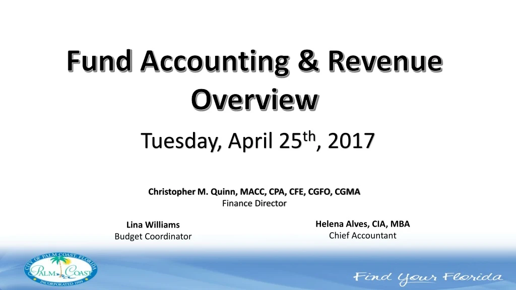fund accounting revenue overview