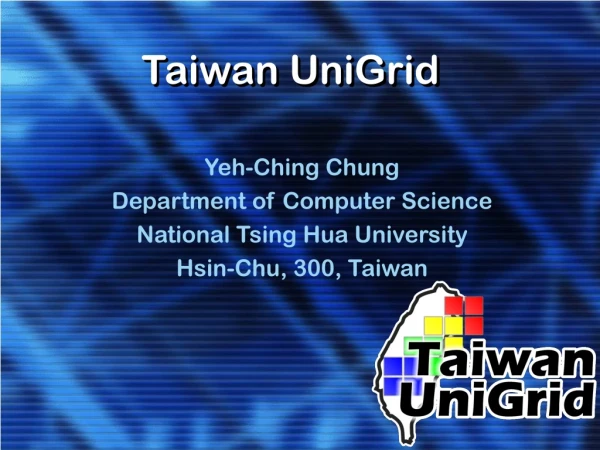 Taiwan UniGrid