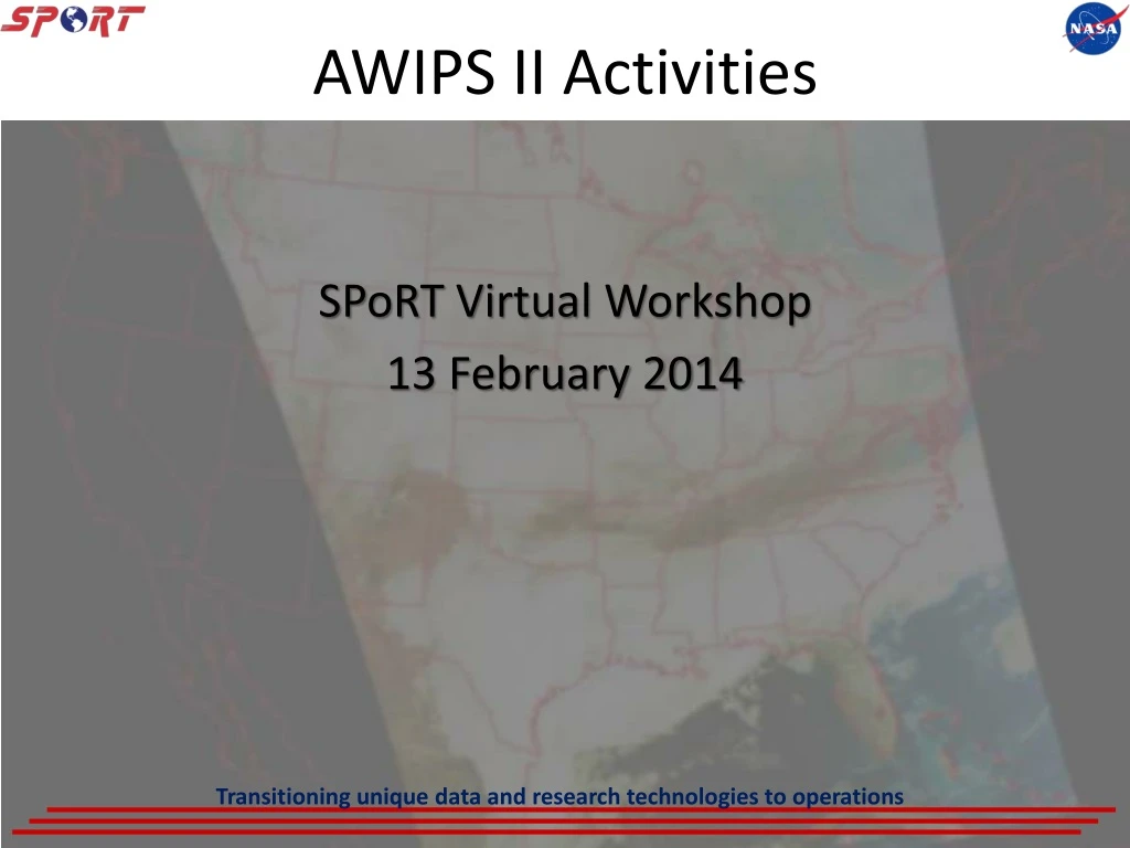 awips ii activities