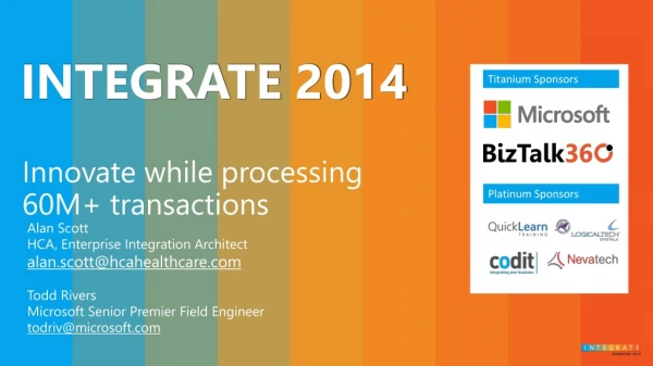 INTEGRATE 2014