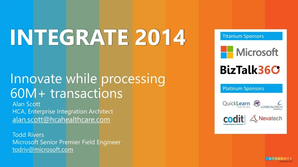 integrate 2014