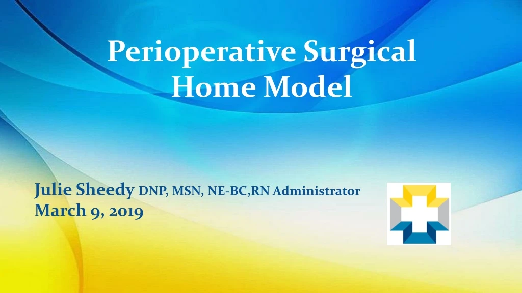 perioperative surgical home model