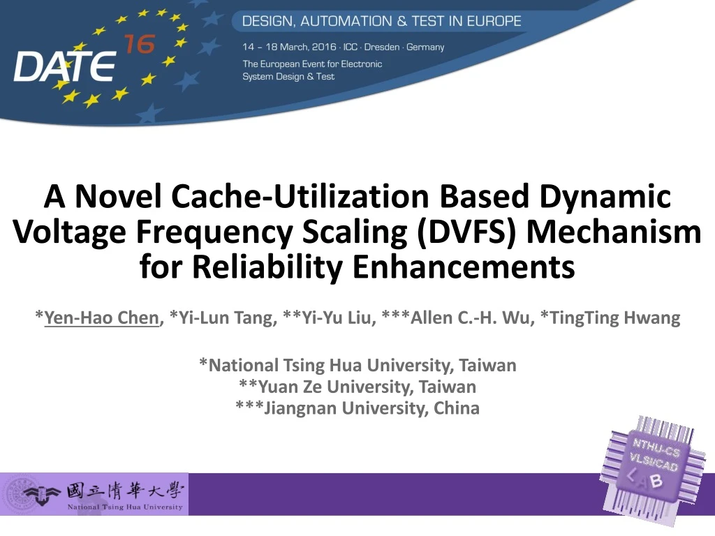 a novel cache utilization based dynamic voltage