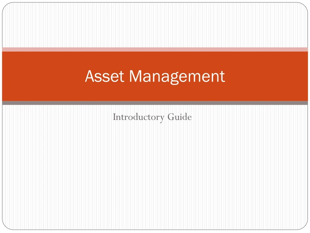 asset management