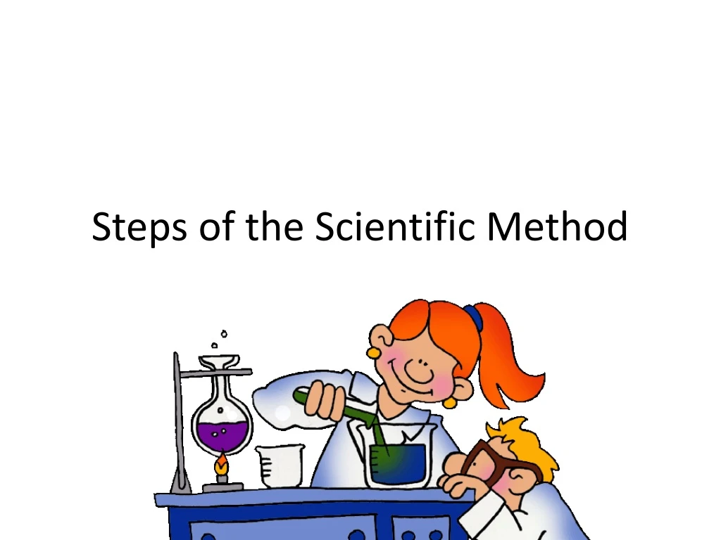 steps of the scientific method