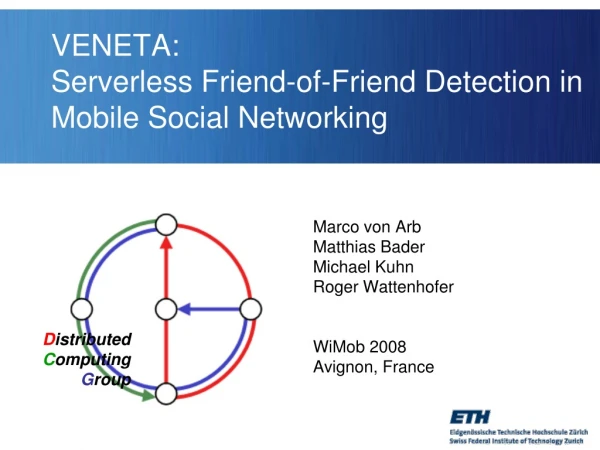 VENETA: Serverless Friend-of-Friend Detection in Mobile Social Networking