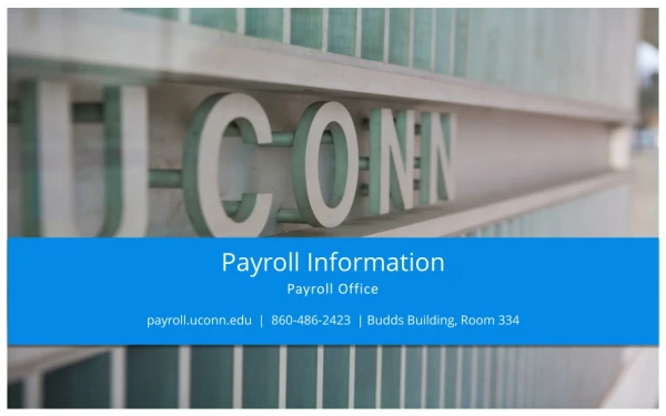 Payroll Information