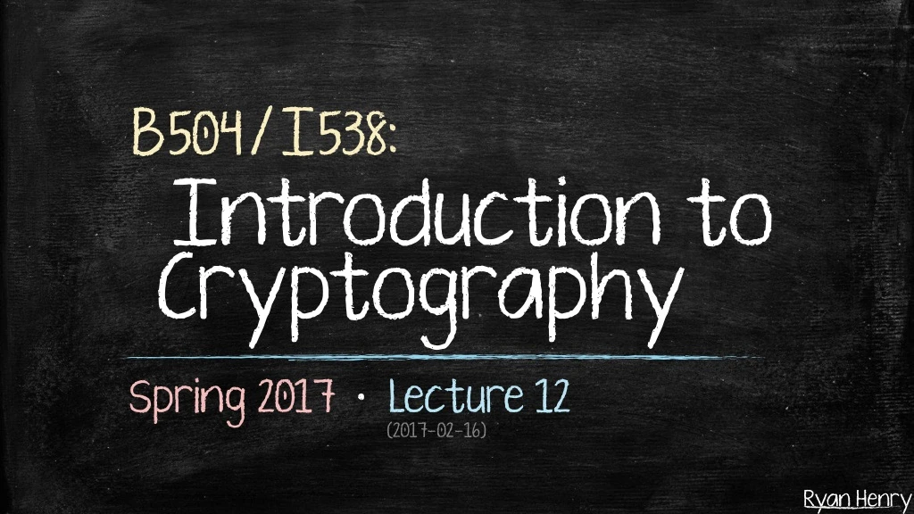 b 50 4 i 538 introduction to cryptography