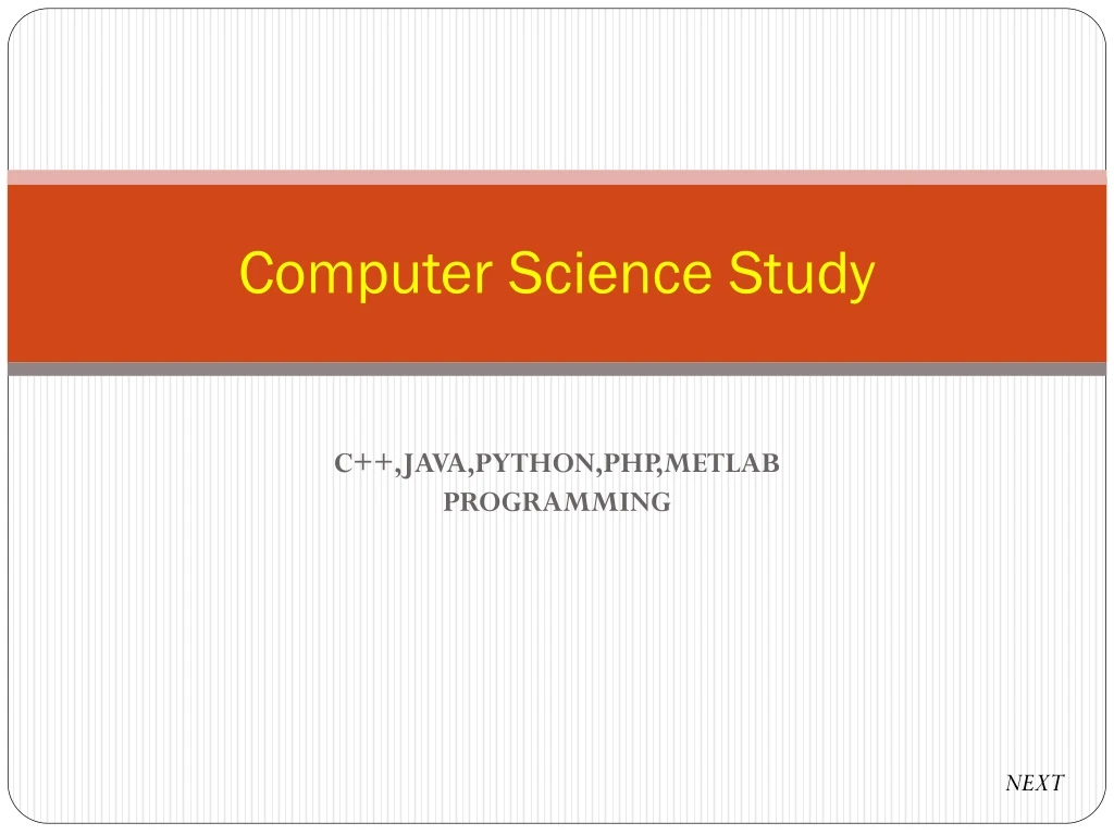 computer science study