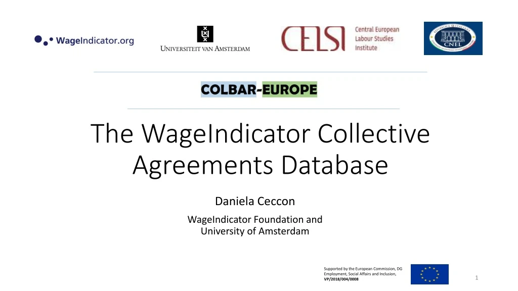 the wageindicator collective agreements database