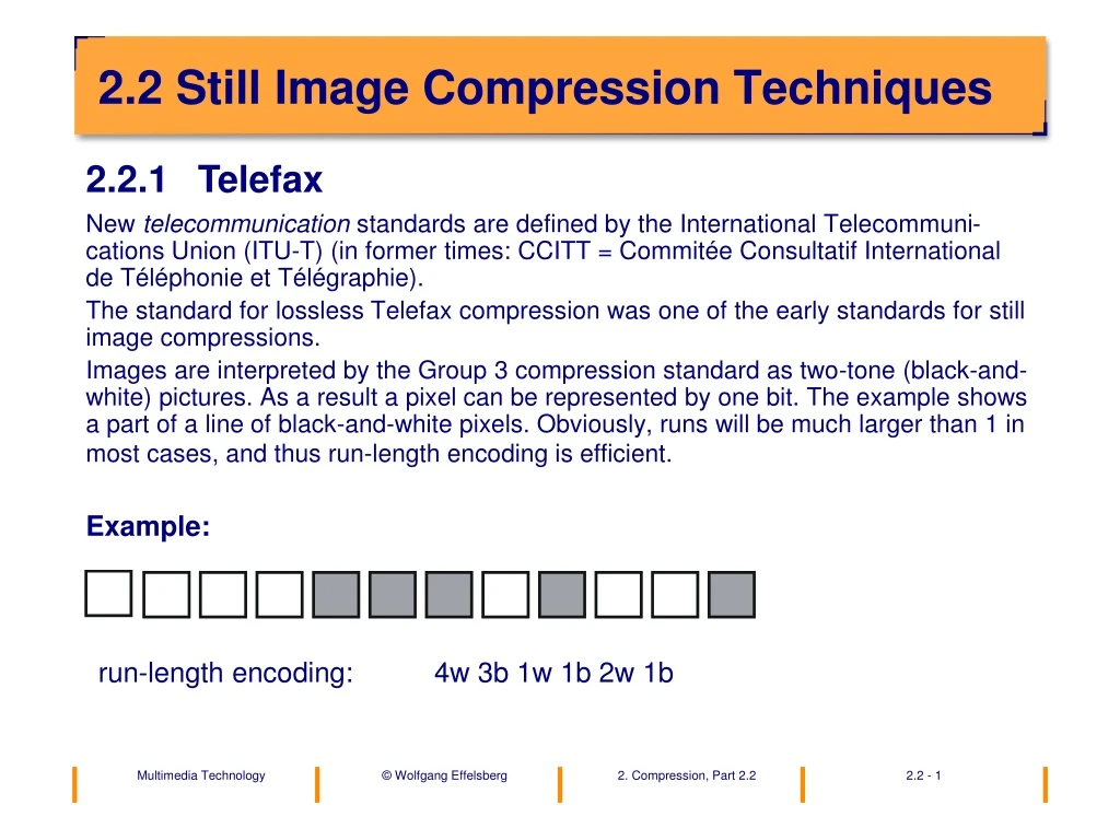 2 2 still image compression techniques