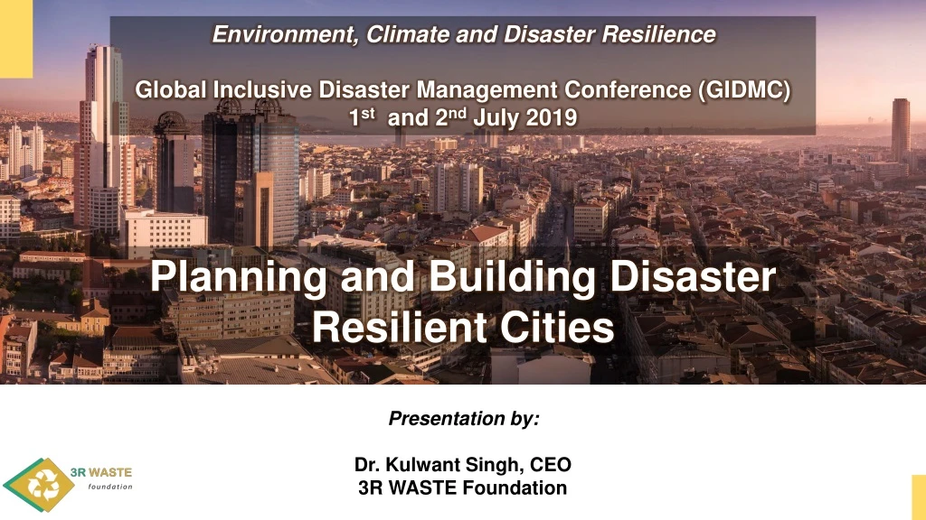 environment climate and disaster resilience