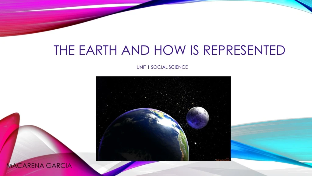 the earth and how is represented unit 1 social science