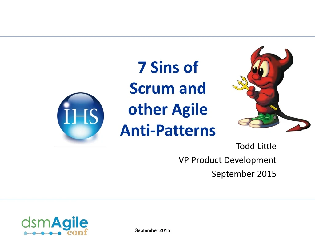 7 sins of scrum and other agile anti patterns