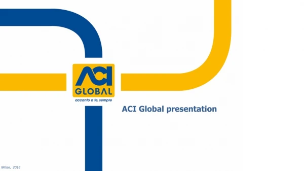 ACI Global presentation