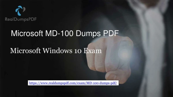 Microsoft MD-100 Dumps pdf Pass With Extra Ordinary Score