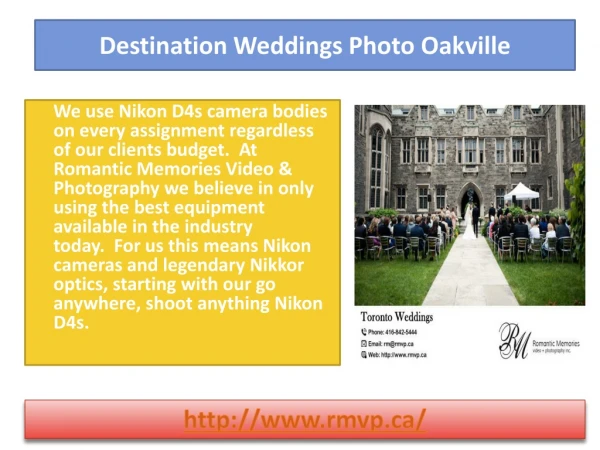 Romantic Memory Best Photography and Videography Oakville-RMVP