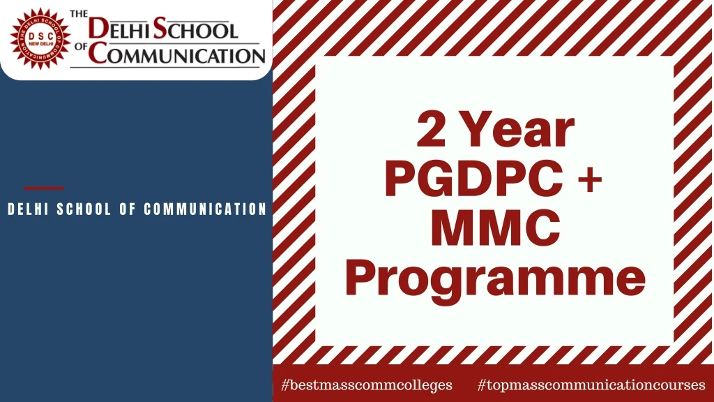 2 year pgdpc mmc programme