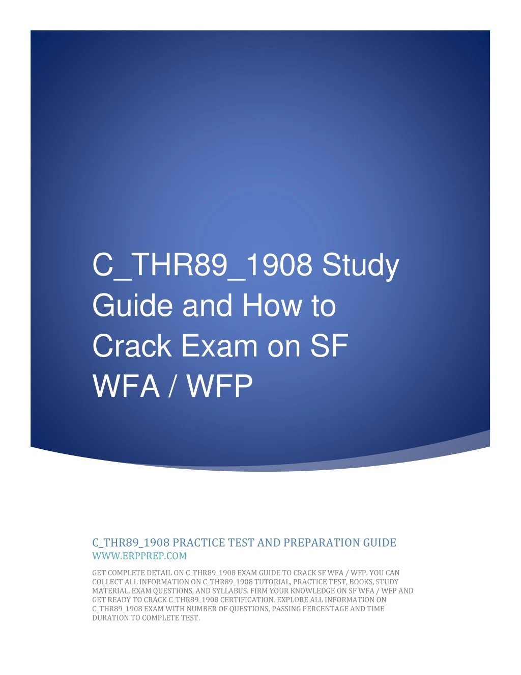 c thr89 1908 study guide and how to crack exam