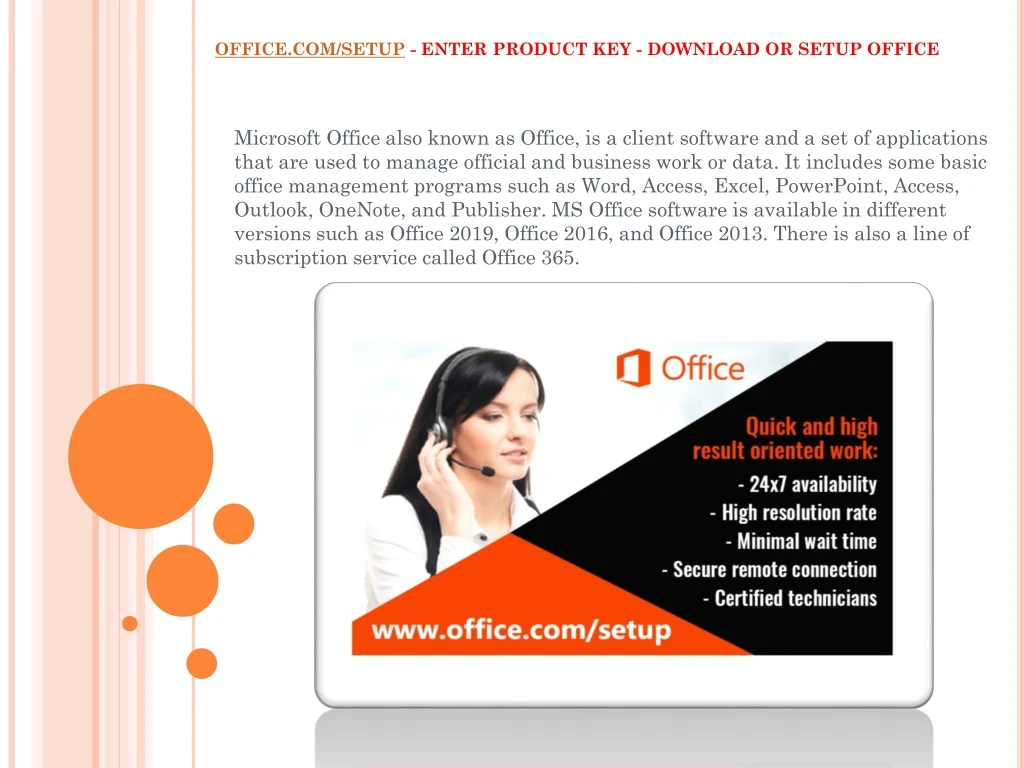office com setup enter product key download or setup office