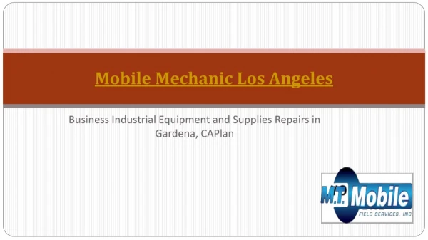 Mobile Mechanic Los Angeles