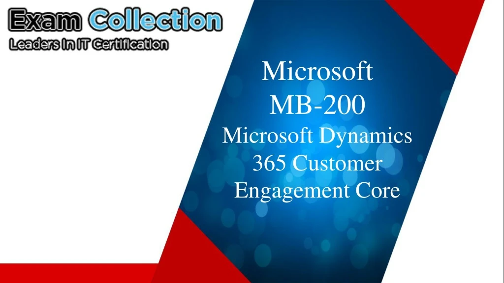 microsoft mb 200 microsoft dynamics 365 customer