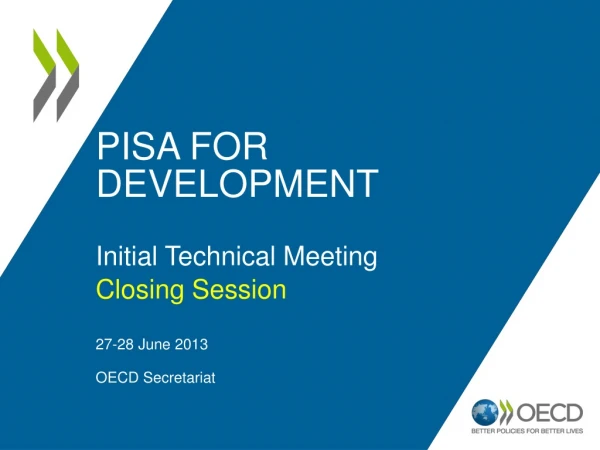 PISA for Development