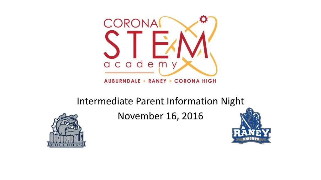 intermediate parent information night november 16 2016