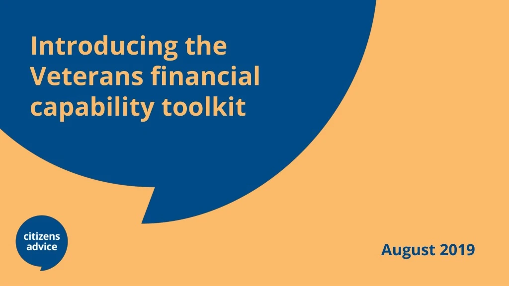 introducing the veterans financial capability toolkit