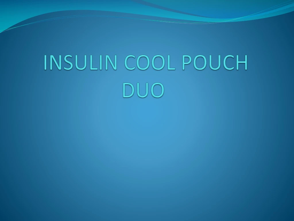 insulin cool pouch duo