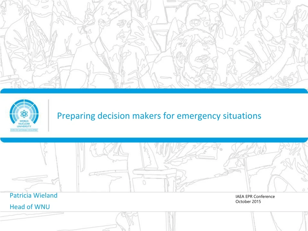 preparing decision makers for emergency situations