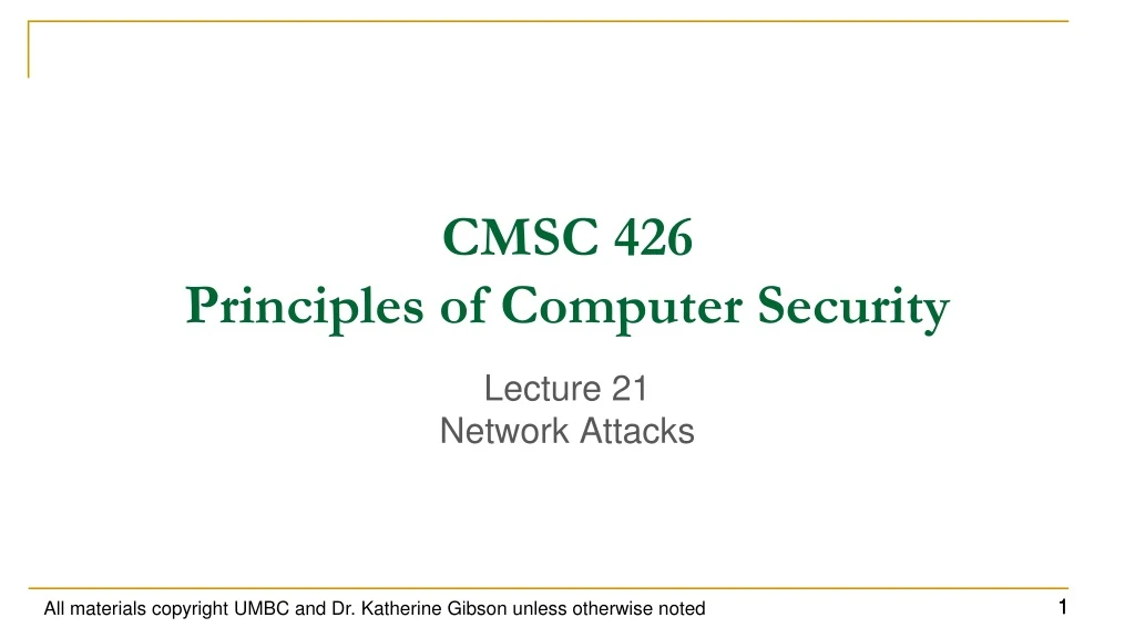 cmsc 426 principles of computer security