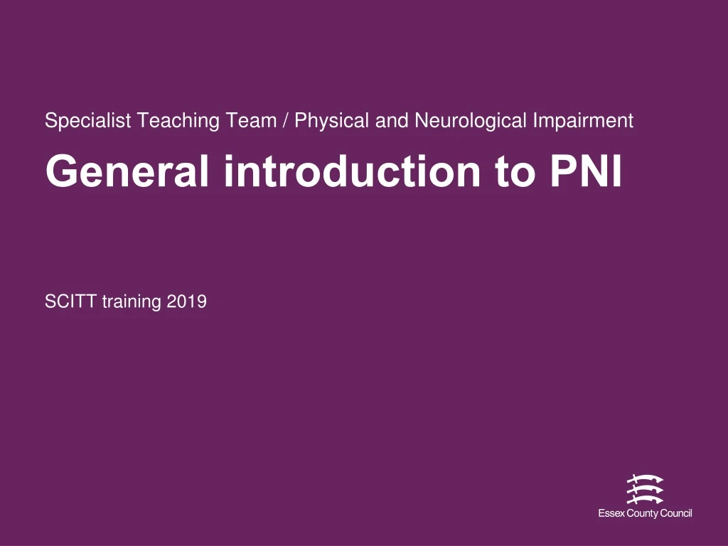 specialist teaching team physical and neurological impairment