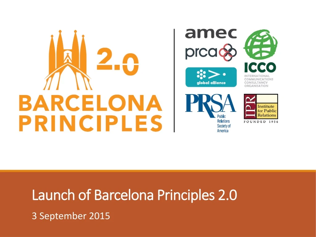 launch of barcelona principles 2 0