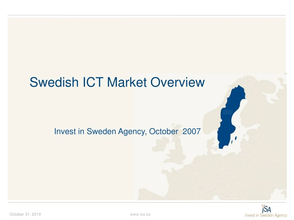 swedish ict market overview