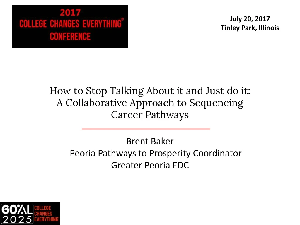 how to stop talking about it and just do it a collaborative approach to sequencing career pathways