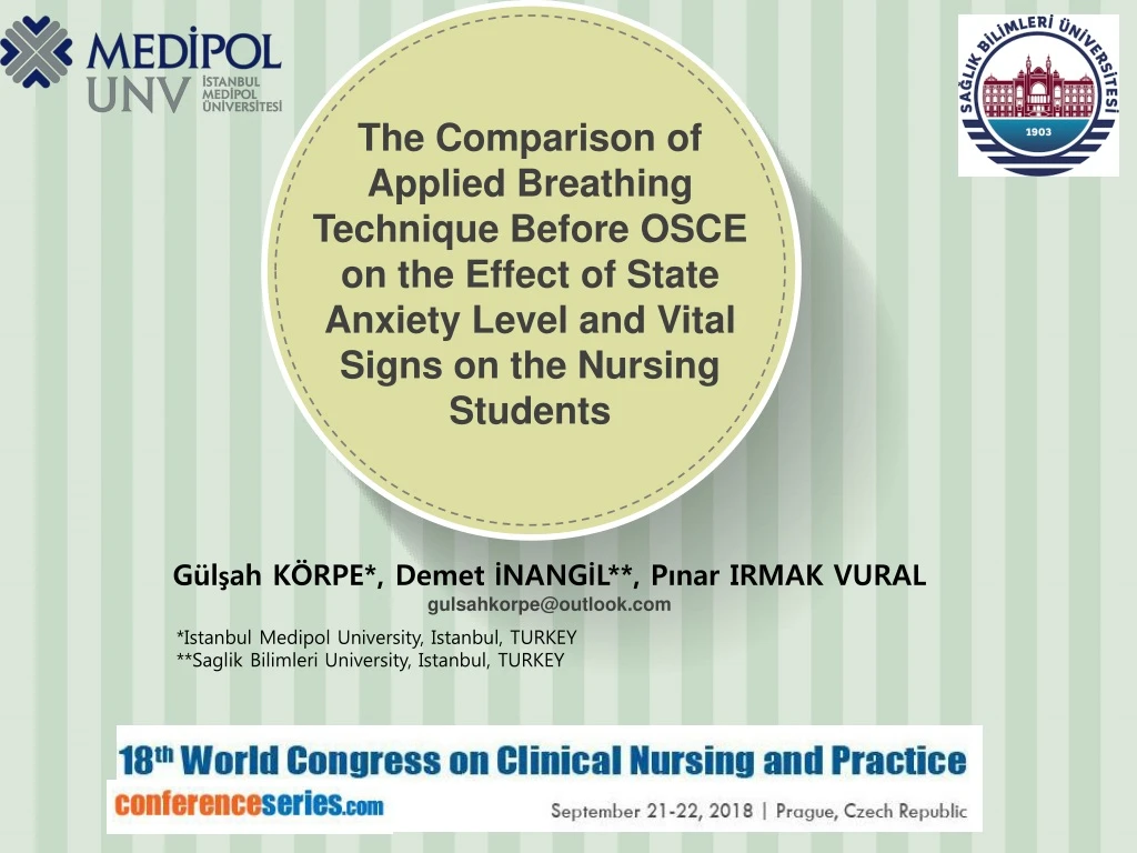 the comparison of applied breathing technique