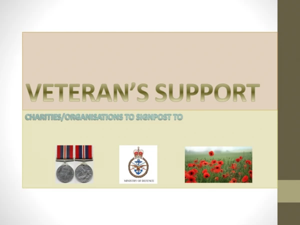 VETERAN’S SUPPORT