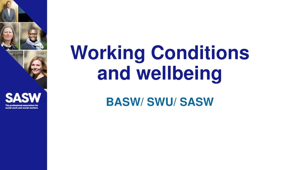 working conditions and wellbeing