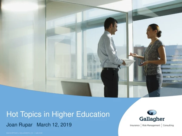 Hot Topics in Higher Education