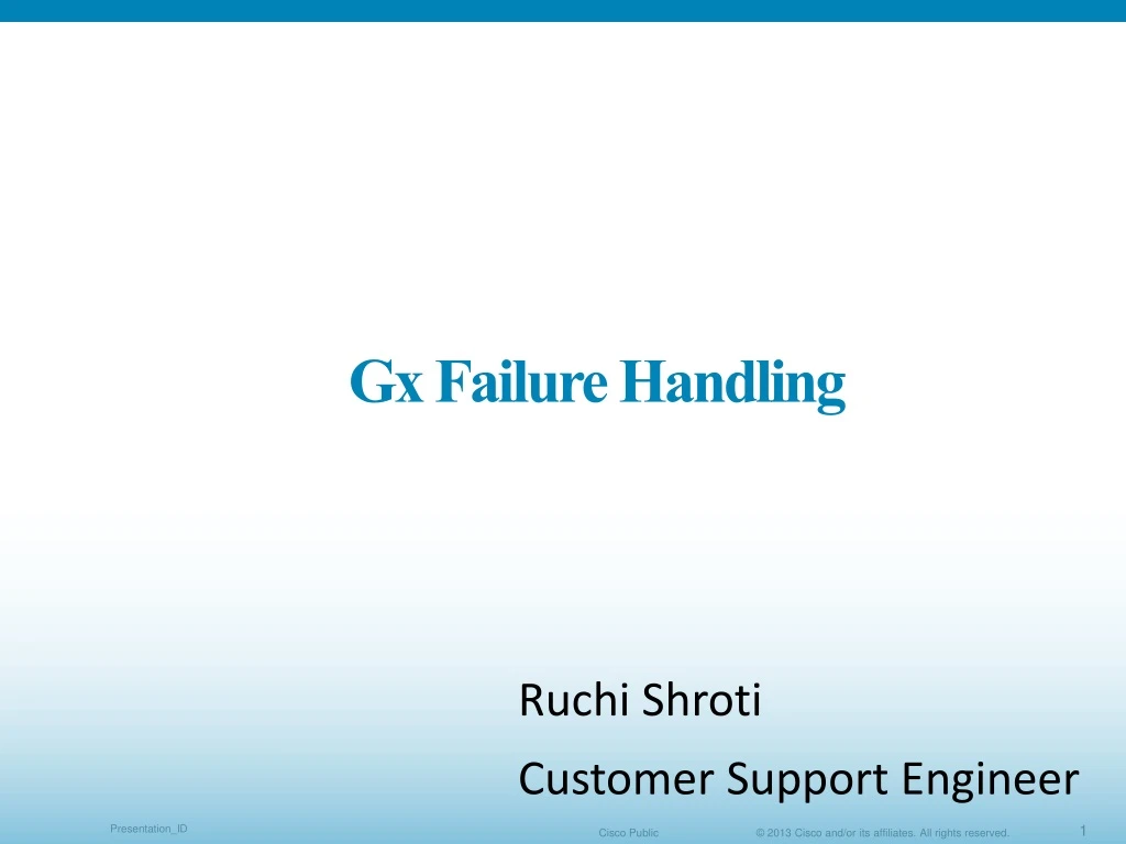 gx failure handling