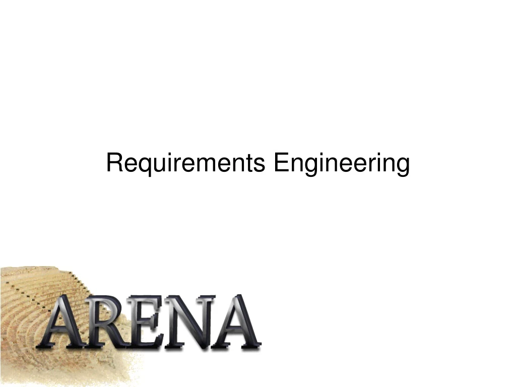 requirements engineering