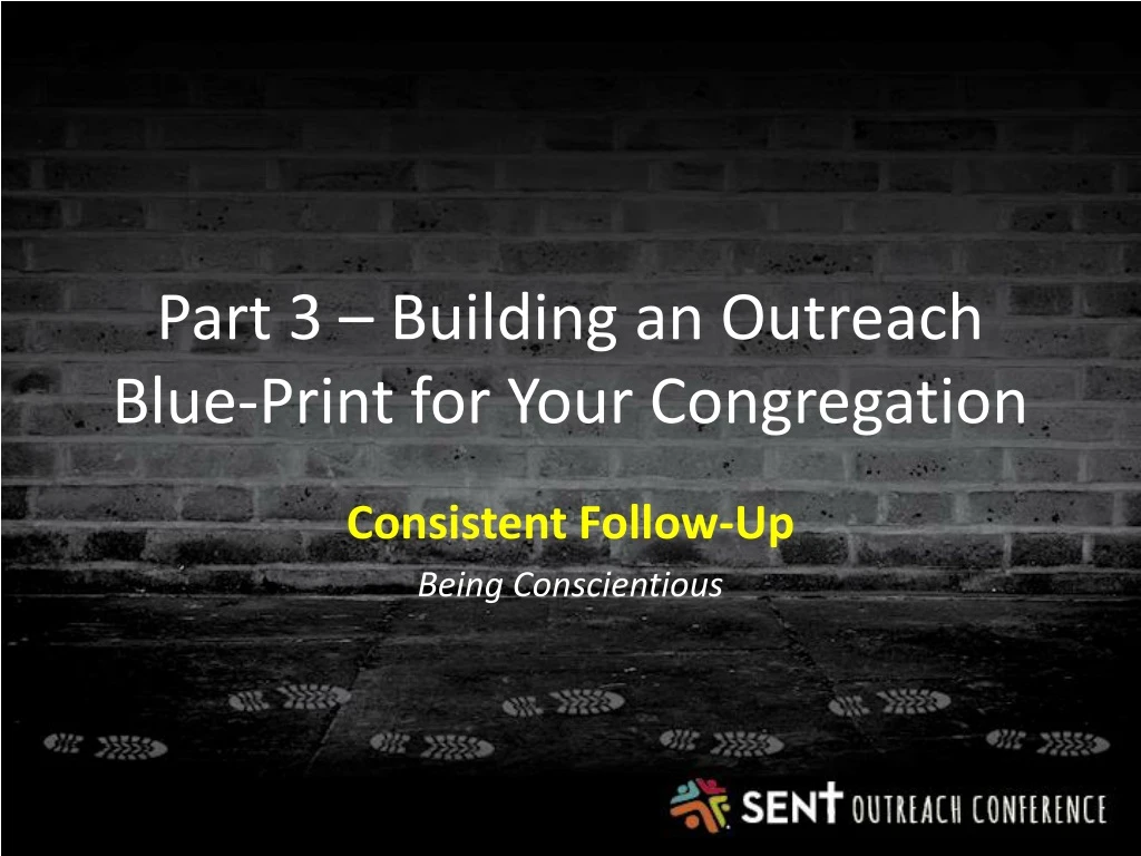 part 3 building an outreach blue print for your congregation
