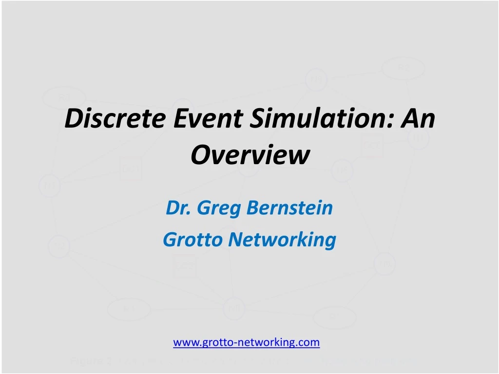 discrete event simulation an overview