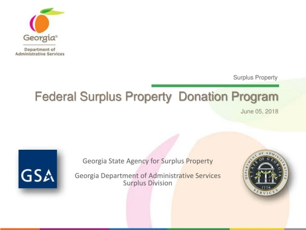 Federal Surplus Property Donation Program