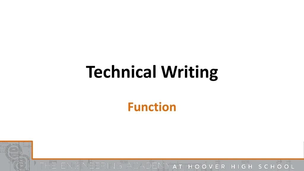 technical writing